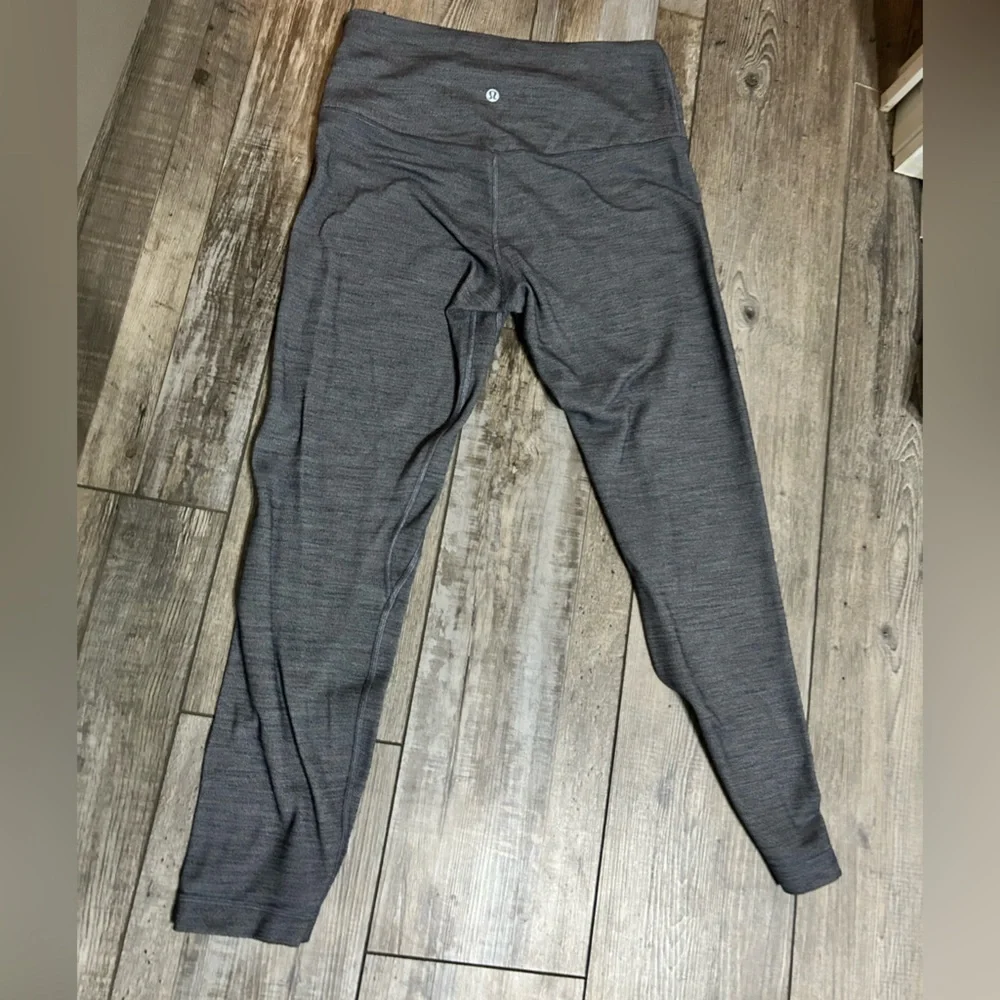 lululemon athletica Charcoal Grey long full Leggings